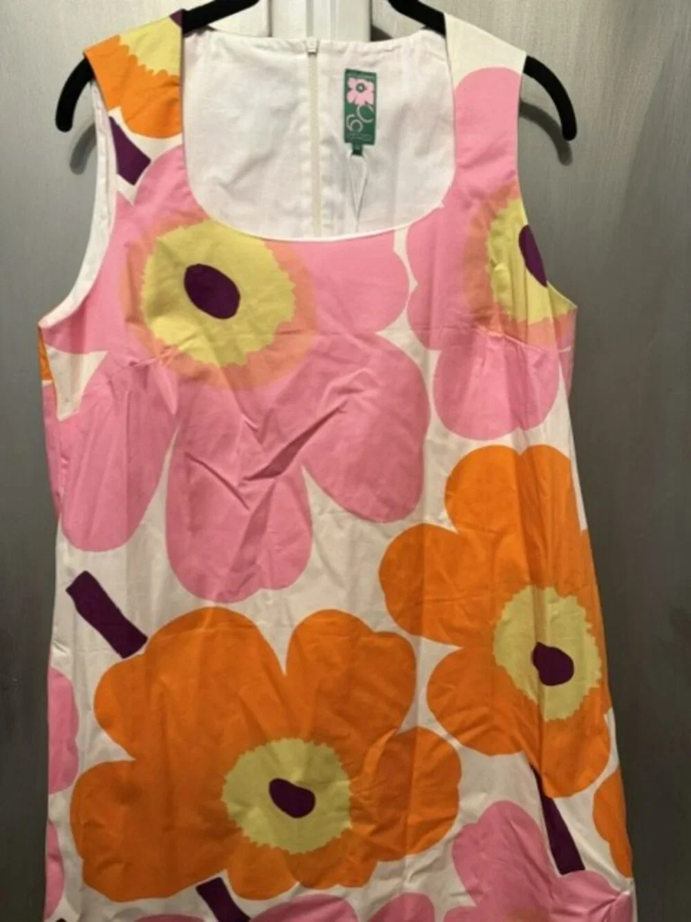 Marimekko Kestit Unikko Poplin Mini Shift Dress - NWT - RARE - Picture 9 of 16
